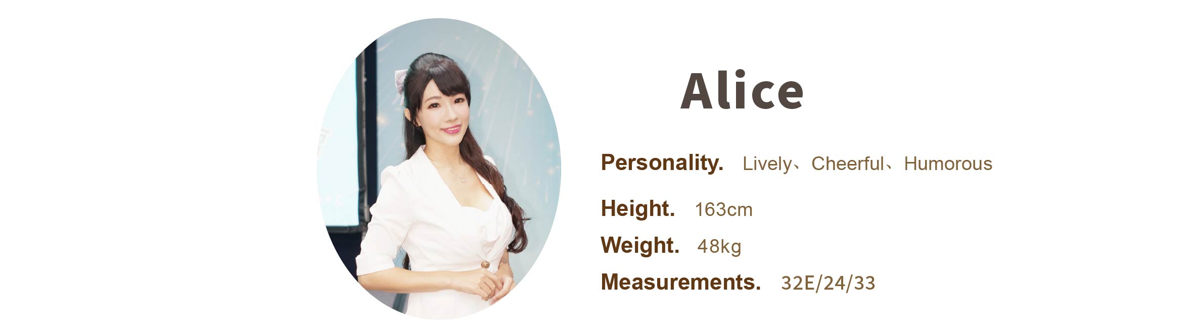 Professional event host Alice file - MOCS