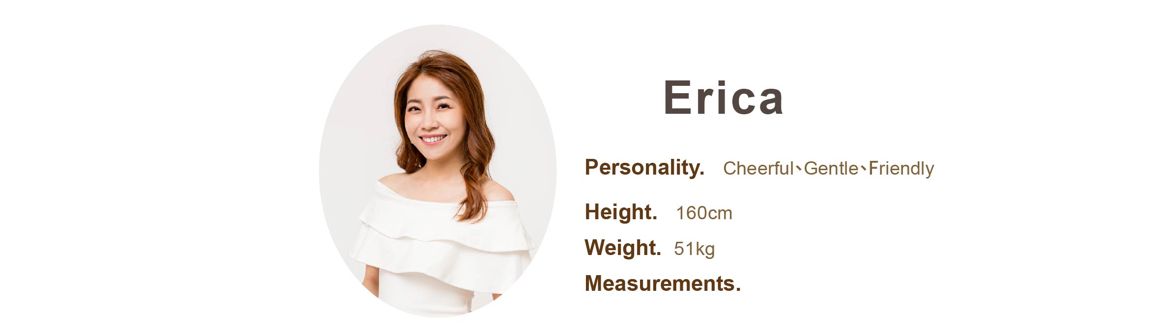 Professional event host Erica file - MOCS