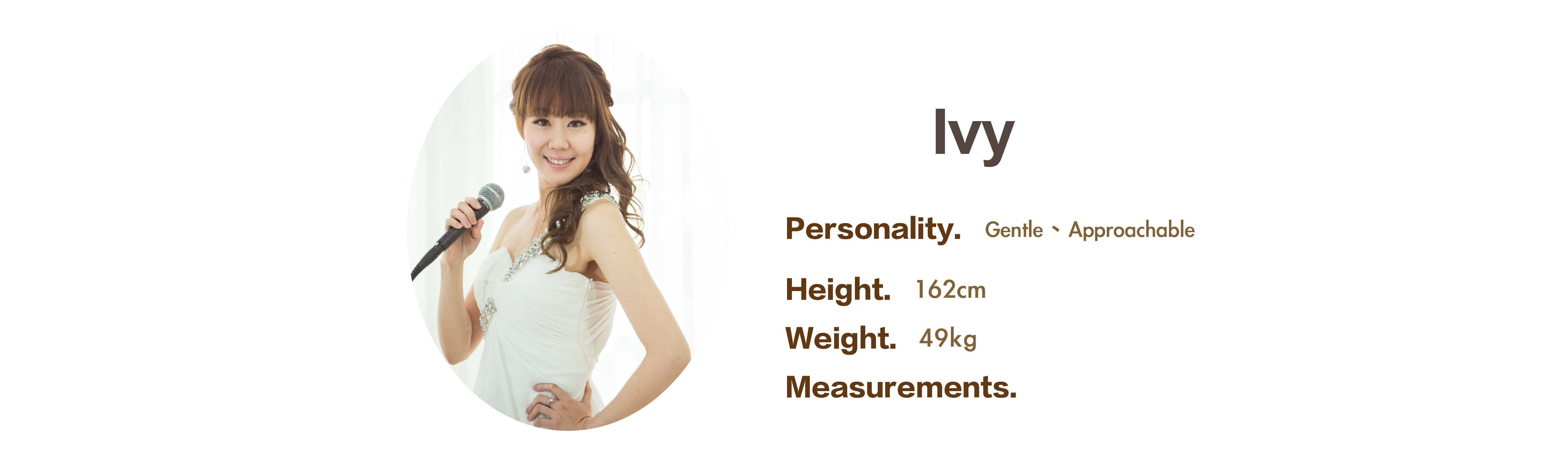 Professional event host Ivy file - MOCS