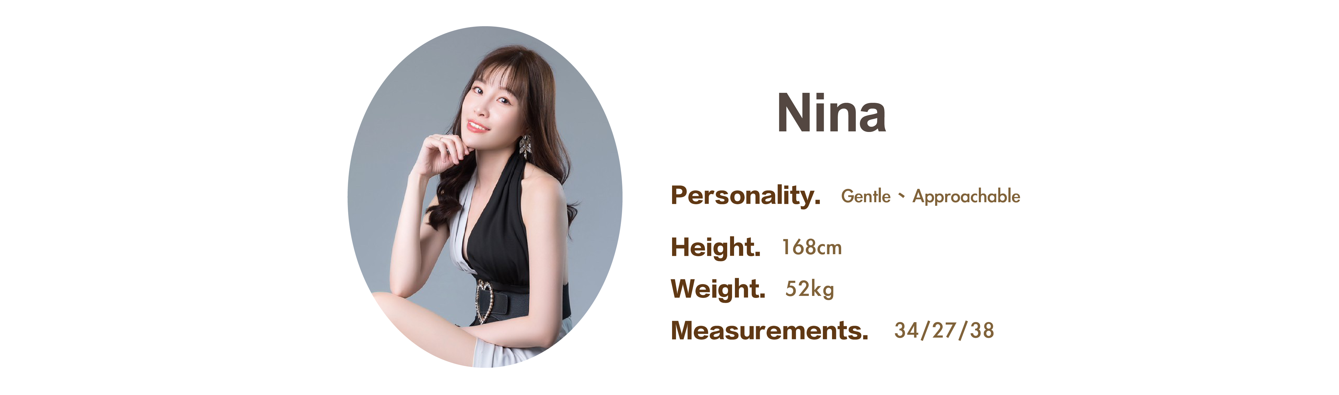 Professional event host Nina file - MOCS