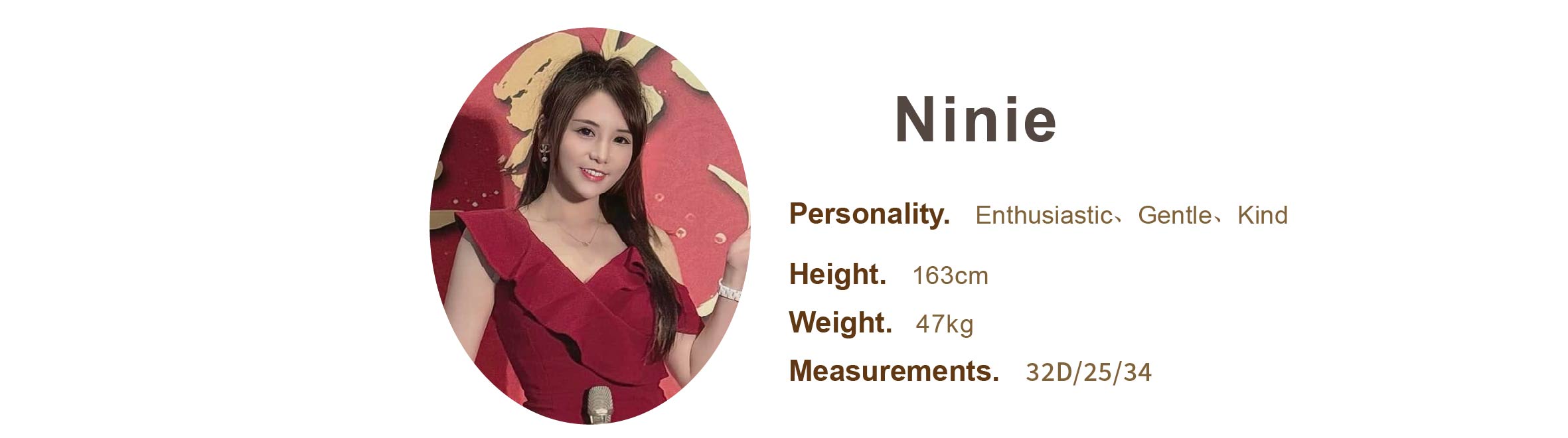 Professional event host Ninie file - MOCS